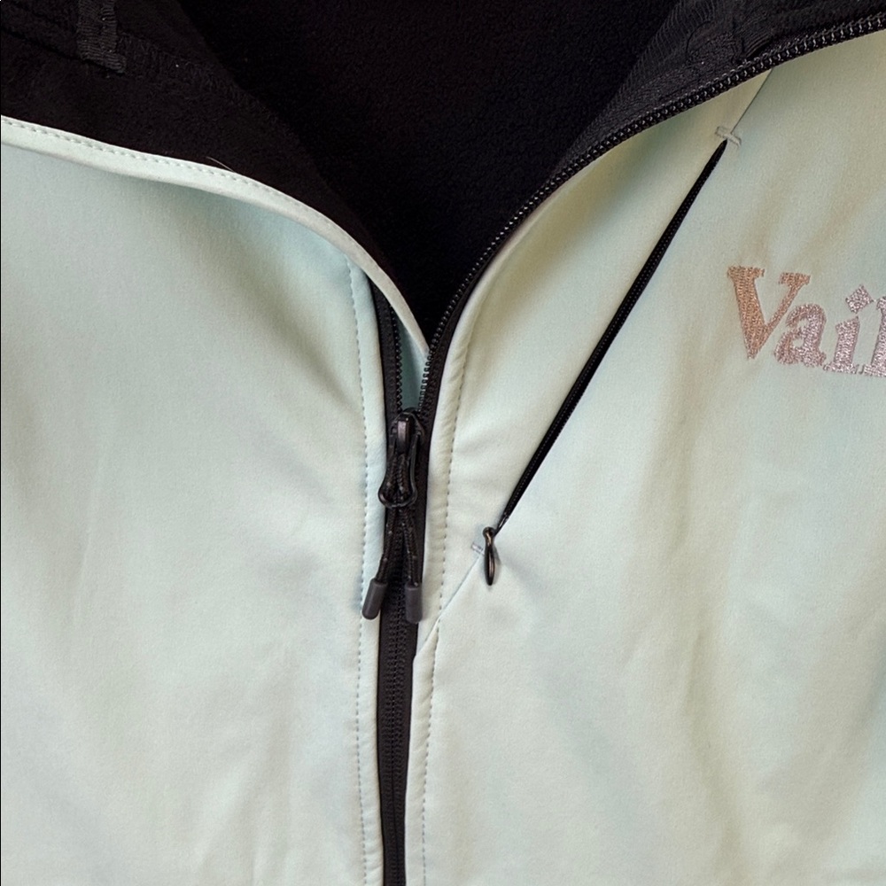 Pulse Mint Green Softshell Jacket With Black Trim… - image 4